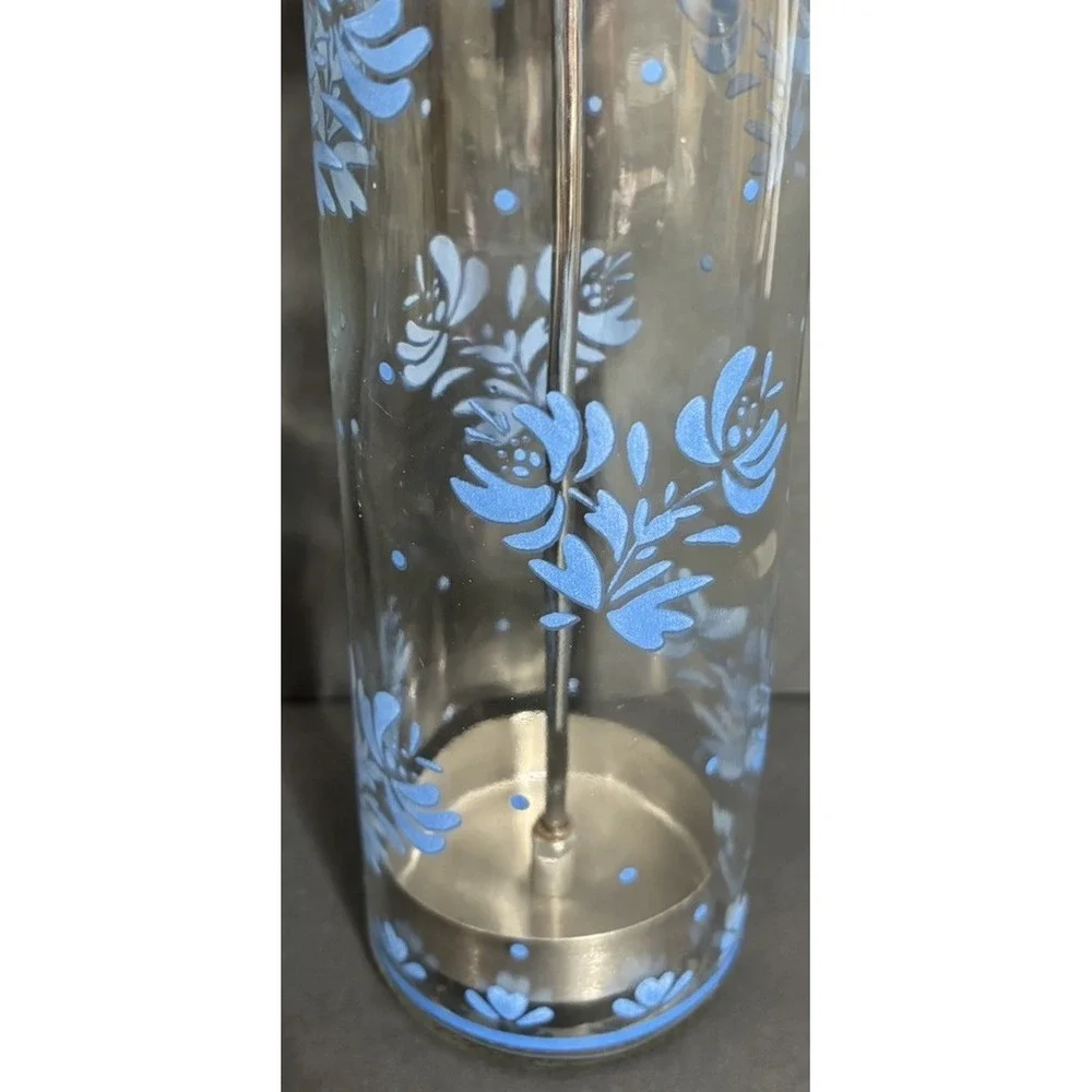 Pfaltzgraff Yorktowne Straw Holder Dispenser with Lid 9